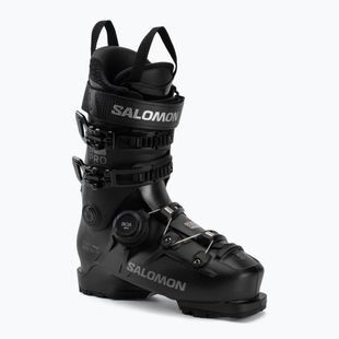 Чоботи лижні чоловічі Salomon S/PRO Supra S Boa 100 black/beluga met/dark grey met