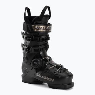 Черевики лижні жіночі Salomon S/PRO Supra S Boa 85 W black/beluga met/light bronze met