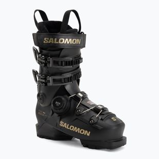Черевики лижні жіночі Salomon S/PRO Supra S Boa 95 W black/beluga met/gold met