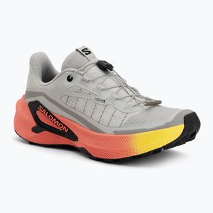 Кросівки для бігу жіночі Salomon Genesis 2 gray violet/safety yellow