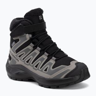 Взуття туристичне дитяче Salomon XA Pro Winter Waterproof black/castlerock