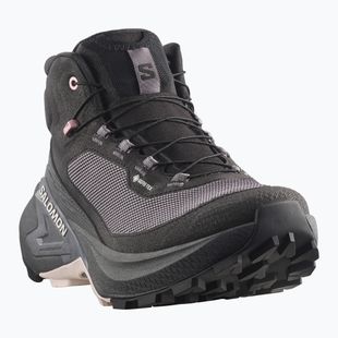 Взуття туристичне жіноче Salomon Genesis Mid GTX black/dawn pink