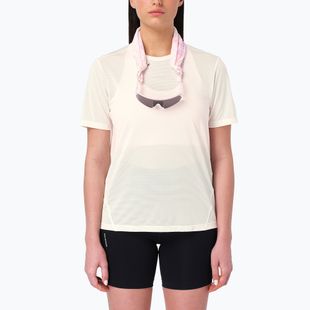 Футболка для бігу жіноча Salomon Shakeout Core GFX SS Tee whisper white/pink frosting