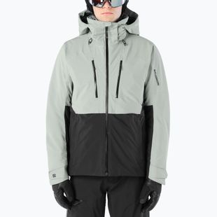 Куртка лижна чоловіча Salomon Brilliant 2.0 wrought iron/deep black