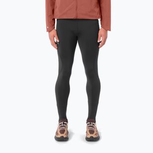 Легінси для бігу чоловічі Salomon Shakeout Core Warm Tights deep black