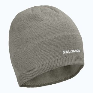 Шапка зимова Salomon Beanie castor gray