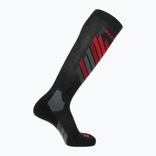 Шкарпетки лижні Salomon S/Max anthracite/fiery red