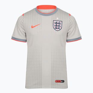Футболка футбольна дитяча Nike England Pre-Match pewter grey/bright crimson