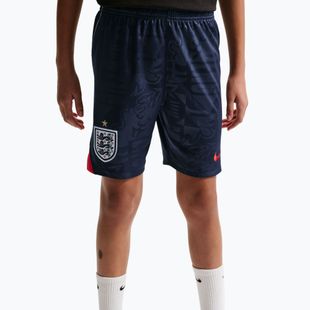 Шорти футбольні дитячі Nike England 2026 Stadium Away obsidian/speed red/white/speed red