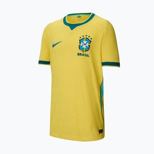 Футболка футбольна дитяча Nike Brazil 2026/27 Match Home canary/light mint/geode teal