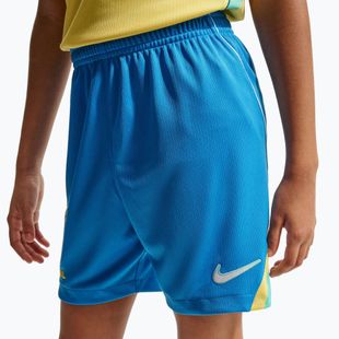 Шорти футбольні дитячі Nike Brazil 2026 Stadium Home Soccer Replica light photo blue/light mint/white