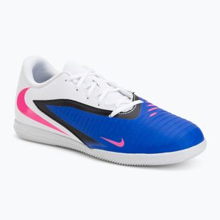 Кросівки футбольні чоловічі Nike Phantom 6 Low Club IC racer blue/white/pink blast