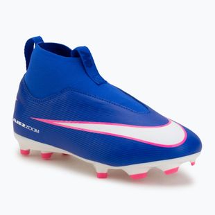 Кросівки футбольні дитячі Nike Mercurial Superfly 10 Academy FG/MG racer blue/white