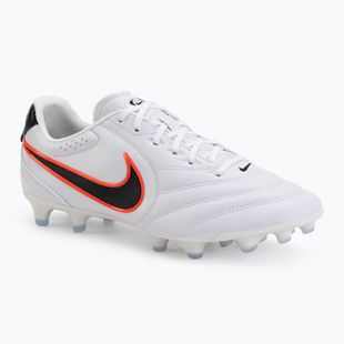 Кросівки футбольні чоловічі Nike Tiempo Ligera Pro FG white/bright crimson/black