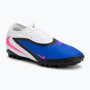 Кросівки футбольні чоловічі Nike Phantom 6 Low Pro TF racer blue/white/pink blast