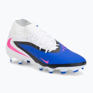 Кросівки футбольні чоловічі Nike Phantom 6 High Academy FG/MG racer blue/white/pink blast