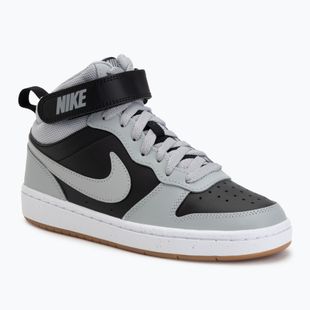 Кросівки дитячі Nike Court Borough Mid 2 black/white/gum med brown/light smoke grey