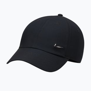 Кепка Nike Dri-Fit Club Unstructured Metal Swoosh 2026 black/metallic silver