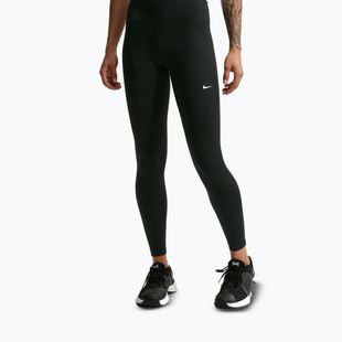 Легінси жіночі Nike One Seamless Front High-Waisted black/white