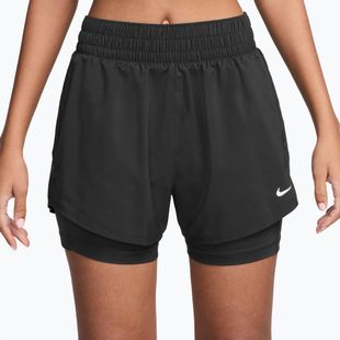 Шорти жіночі Nike One Dri-Fit High-Waisted 3" 2In1 black/white