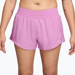 Шорти жіночі Nike One Dri-Fit 3" light magenta/white