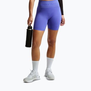 Шорти жіночі Nike Pro Seamless High-Waisted Biker 5" sapphire