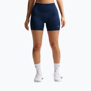 Шорти для тренувань жіночі Nike One midnight navy/white
