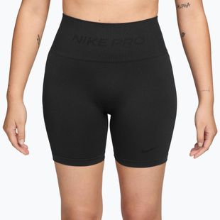Шорти жіночі Nike Pro Seamless High-Waisted Biker 5" black
