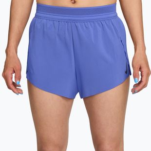 Шорти для бігу жіночі Nike AeroSwift Dri-Fit ADV Mid-Rise 3" sapphire/black/white/black