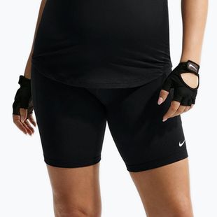 Шорти жіночі Nike One Maternity High-Waisted 8" black/white