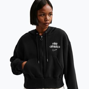 Кофта жіноча Nike Phoenix Full-Zip Hoodie black