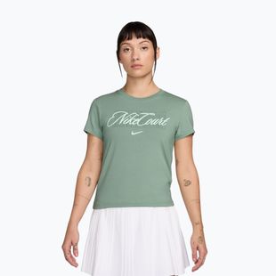 Футболка для тенісу жіноча Nike Court Heritage steam/barely green