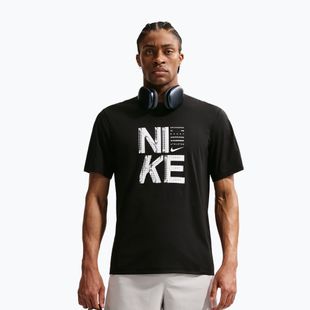 Футболка для тренувань чоловіча Nike Hyverse Dri-Fit Persian black/white