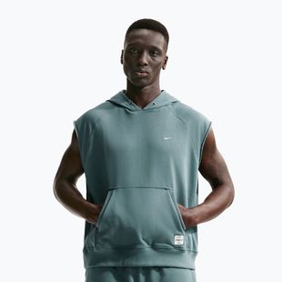 Кофта тренувальна чоловіча Nike Athletic Club Dri-Fit Sleeveless Hoodie mineral slate/mineral slate