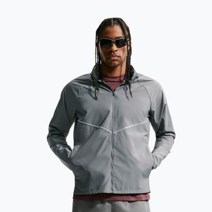 Куртка для бігу чоловіча Nike Miler Repel UV smoke grey/smoke grey
