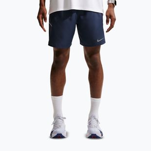Шорти для бігу чоловічі Nike Miler Dri-Fit Brief Lined7" midnight navy