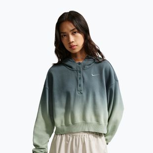 Кофта жіноча  Nike Sportswear Phoenix Fleece Oversized Henley Hoodie steam/mineral slate
