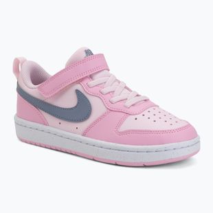 Взуття дитяче Nike Court Borough Low Recraft pink foam/pink rise/white/ashen slate