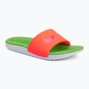 Шльопанці дитячі Nike Coffee total orange/green strike/hyper pink