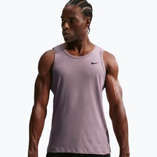 Футболка для тренувань чоловіча Nike Dri-Fit TT light violet ore/black