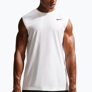 Футболка для тренувань чоловіча Nike Dri-FIT Sleeveless Training Top white/black