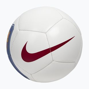 М'яч для міні-футболу Nike Skills FC Barcelona white/cardinal red size 1