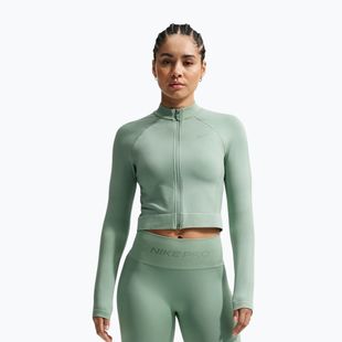 Кофта тренувальна жіноча Nike Pro Seamless Full Zip Top steam