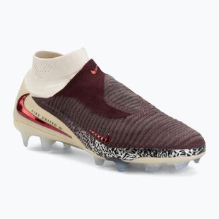 Кросівки футбольні чоловічі Nike United Phantom 6 High Elite FG burgundy crush/fossil/university red