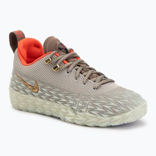 Кросівки для баскетболу чоловічі Nike S.T. Flare 2 college grey/volt tint/metallic gold