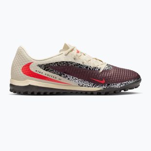 Кросівки футбольні чоловічі Nike United Phantom 6 Low Academy TF burgundy crush/fossil/university red