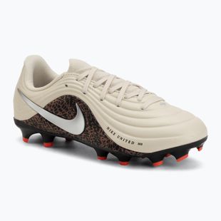 Футбольне взуття дитяче Nike United Jr. Tiempo Maestro Academy MG fossil/burgundy crush/metallic silver