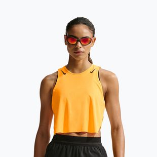 Футболка для бігу жіноча Nike AeroSwift Dri-Fit ADV Cropped Tank Top laser orange/black
