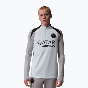 Лонгслів футбольний чоловічий Nike Paris Saint-Germain Strike Drill Top SE white/atmosphere grey/black/black