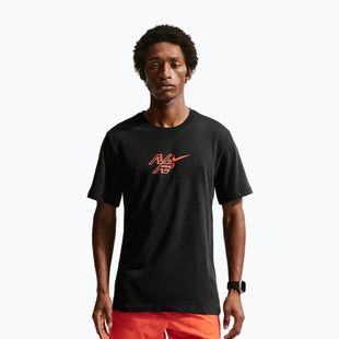 Футболка для бігу чоловіча Nike AeroSwift Dri-Fit black/bright crimson